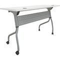 Lorell Table, Training, 48""Silver/Wh LLR60745